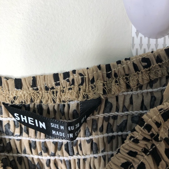 Shein Wide Leg Cami Jumpsuit Romper Dalmation Dots Sz M - Picture 8 of 11